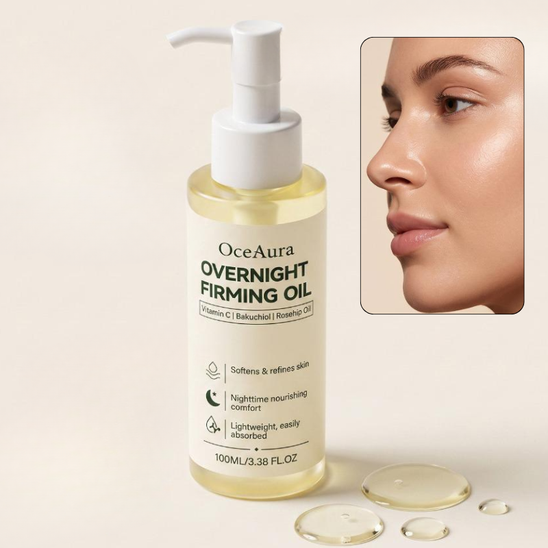 Face Oil Rosehip - 100ml Nachtverstrakkende Gezichtsolie Lichtgewicht, Snel Absorberende
