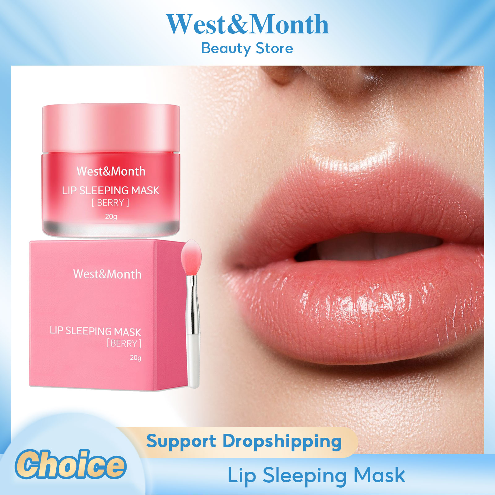 Night Cream - Slapen Lipmasker Anti-Schrale Mollige Exfoliërende Voeden
