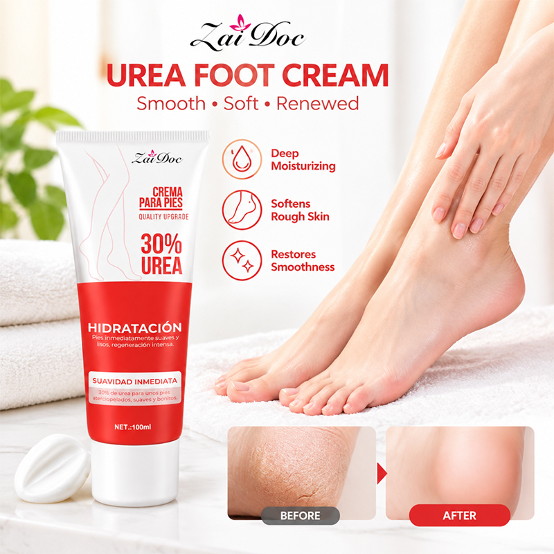 Urea Foot Cream - ZaiDoc 2/4 stuks Ureum Voetcrème 100ml