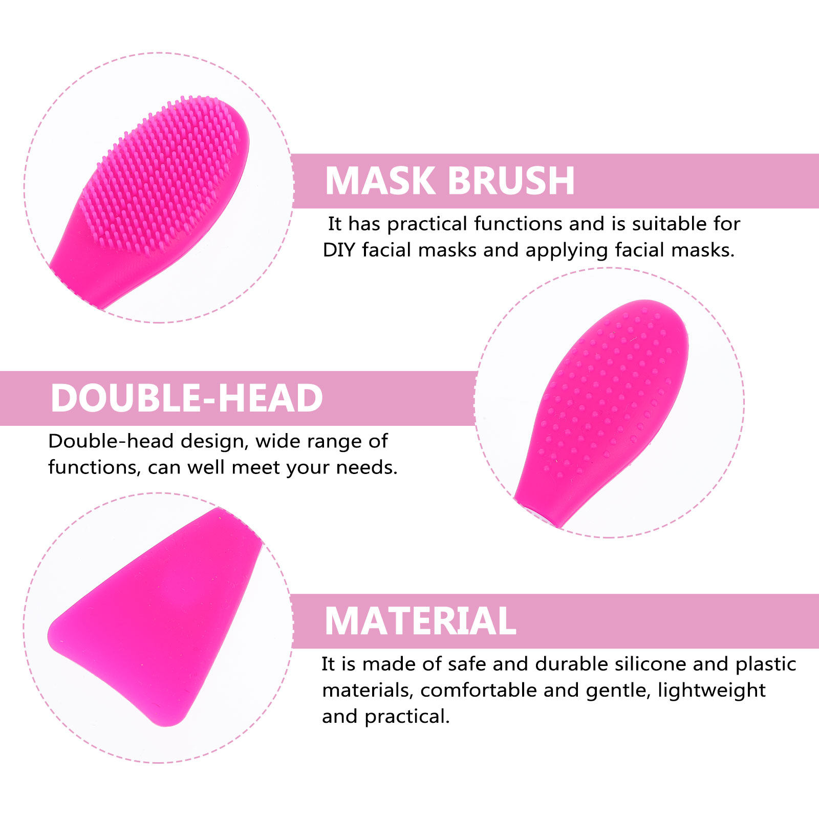Siliconen gezichtsmaskerborste - Face Mask Skincare recensie en prijs