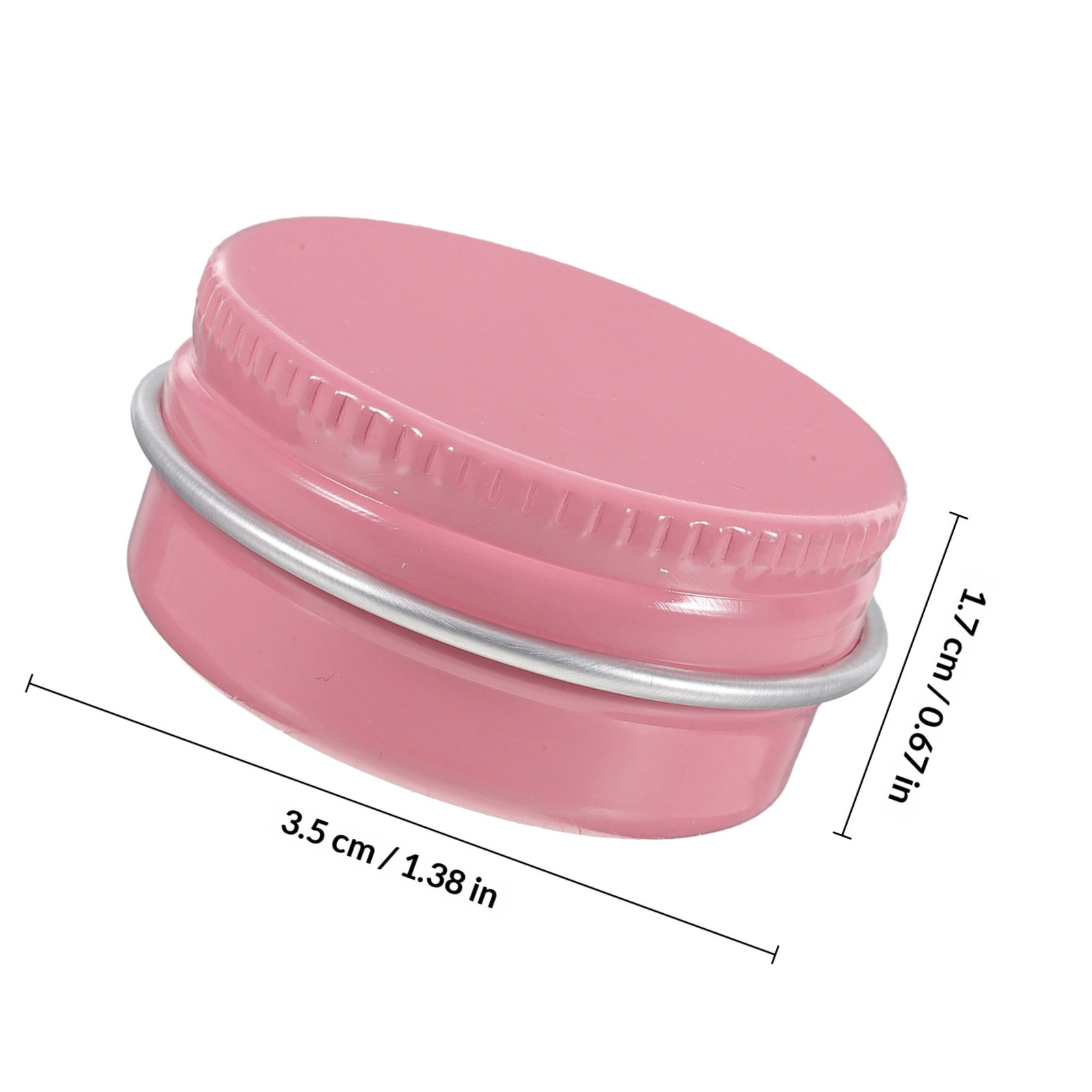 8 stuks kleine ronde aluminium - Lip Balm recensie en prijs