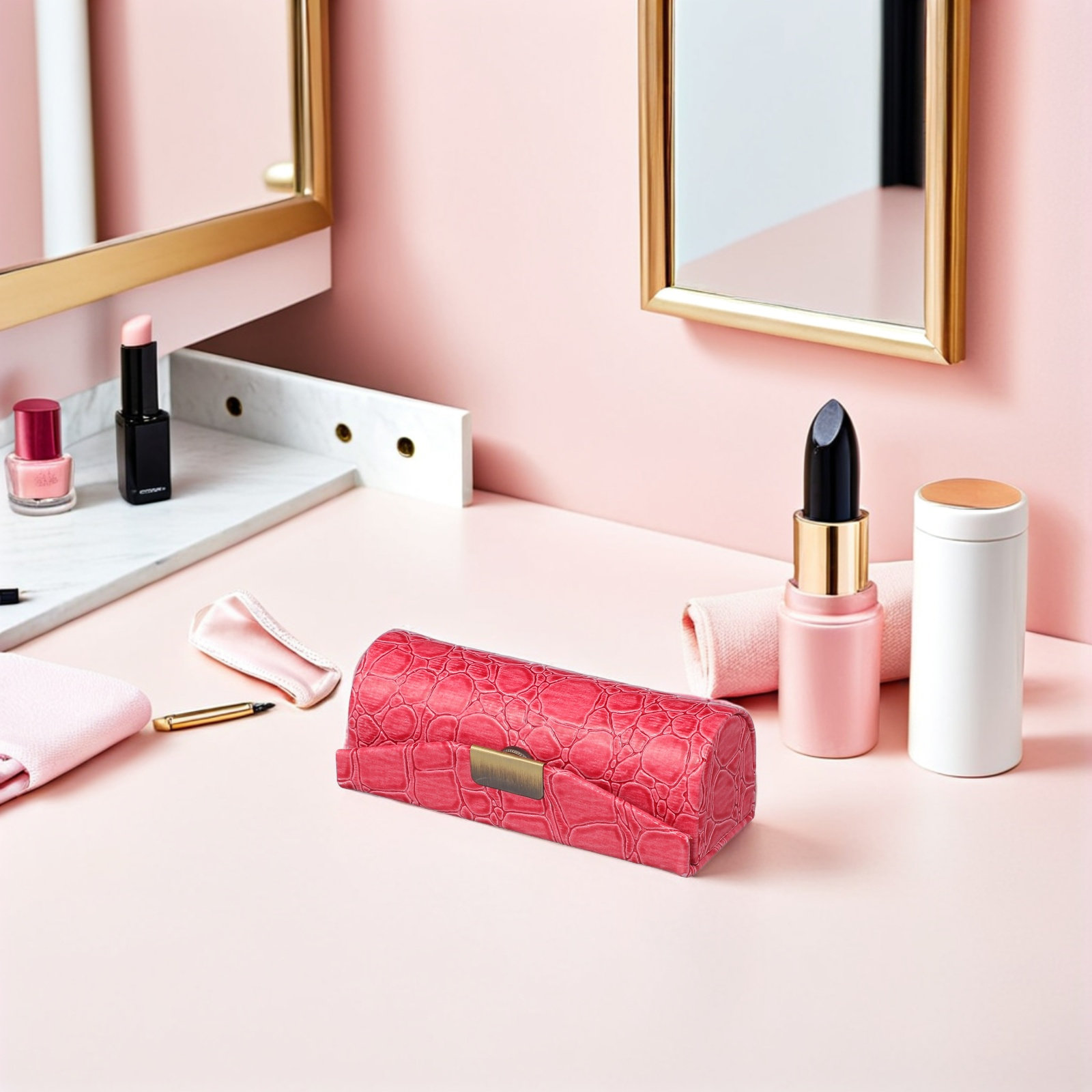 PU Lipstick Etui Compacte Deco - Lip Balm recensie en prijs