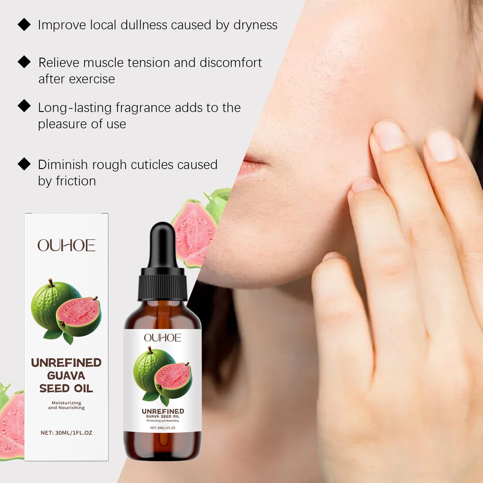 Natuurlijke Guava Zaadolie Roo - Skincare Glowing recensie en prijs