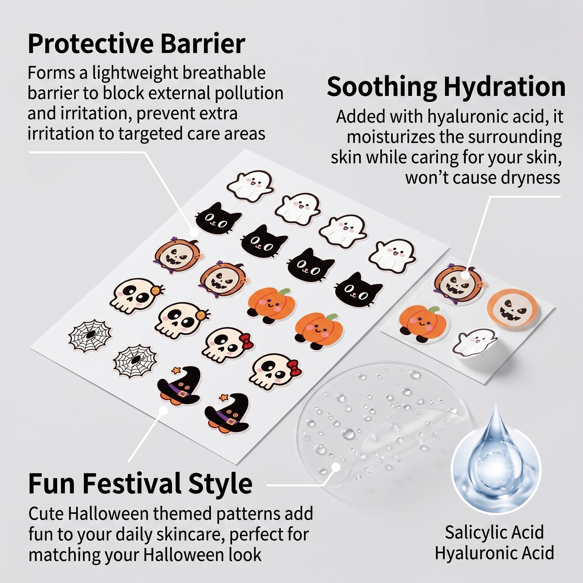 Halloween Acne Pleisters Salic - Face Moisturizer recensie en prijs