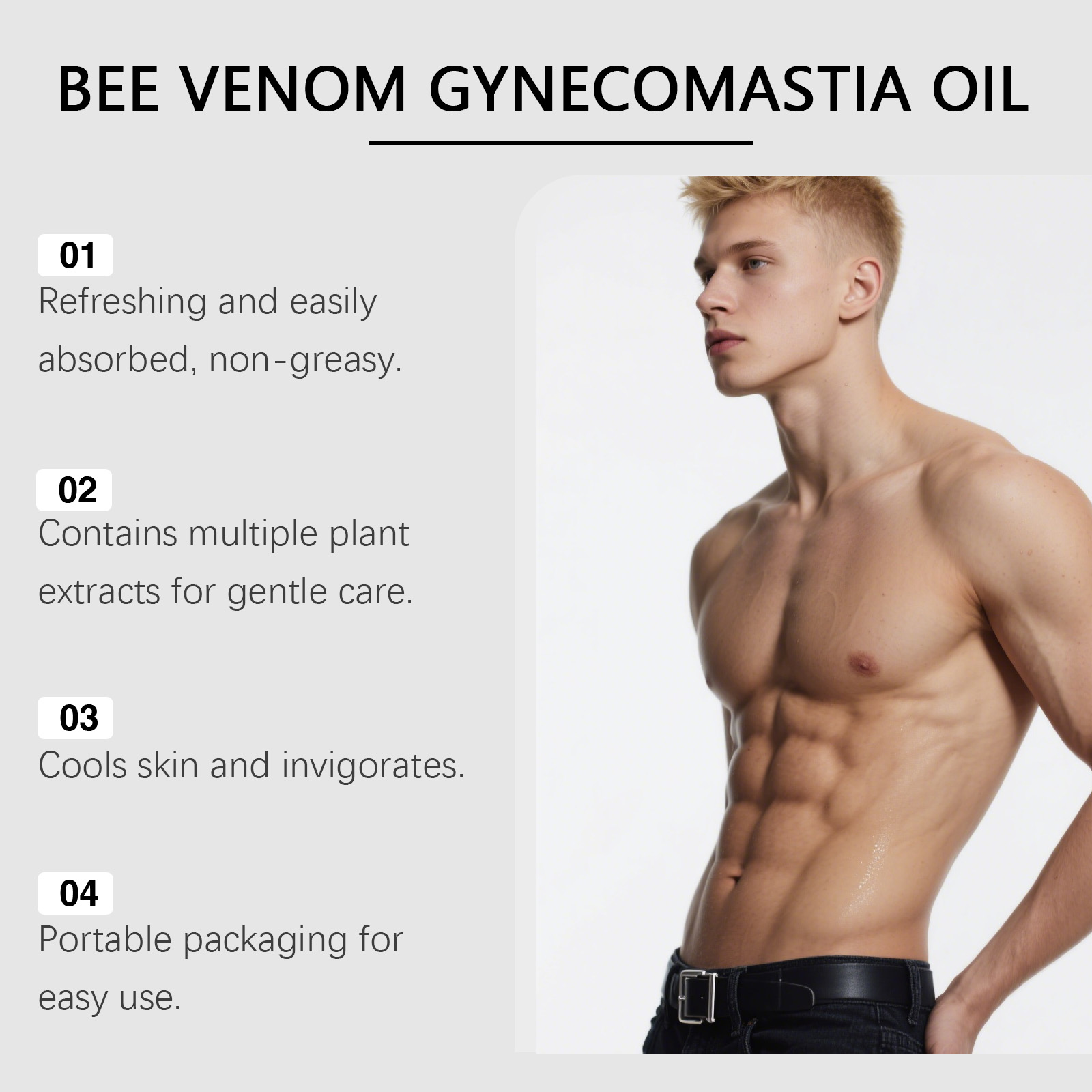 Bijengif Gynaecomastie Olie Vo - Face Moisturizer recensie en prijs