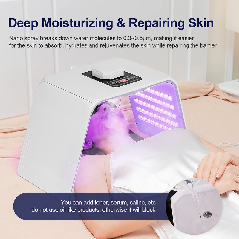 7-kleuren LED Foton Schoonheid - Face Moisturizer recensie en prijs