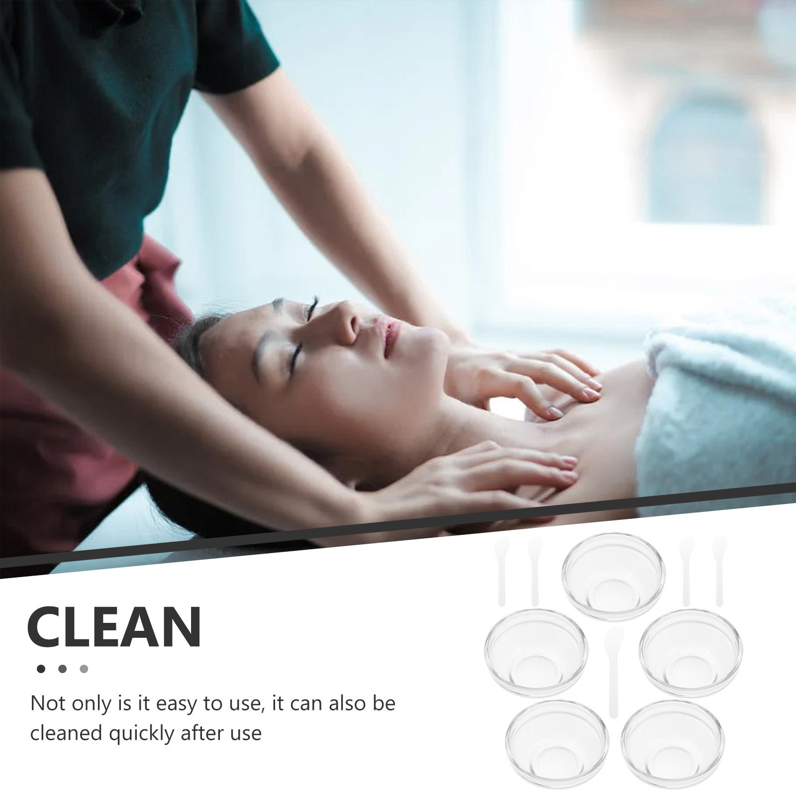 1 set hoogwaardige glazen meng - Face Mask Skincare recensie en prijs