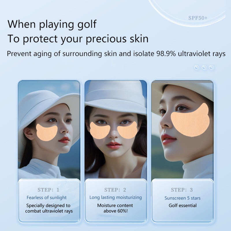 5 paar UV-gezichtspatches Golf - Face Moisturizer recensie en prijs