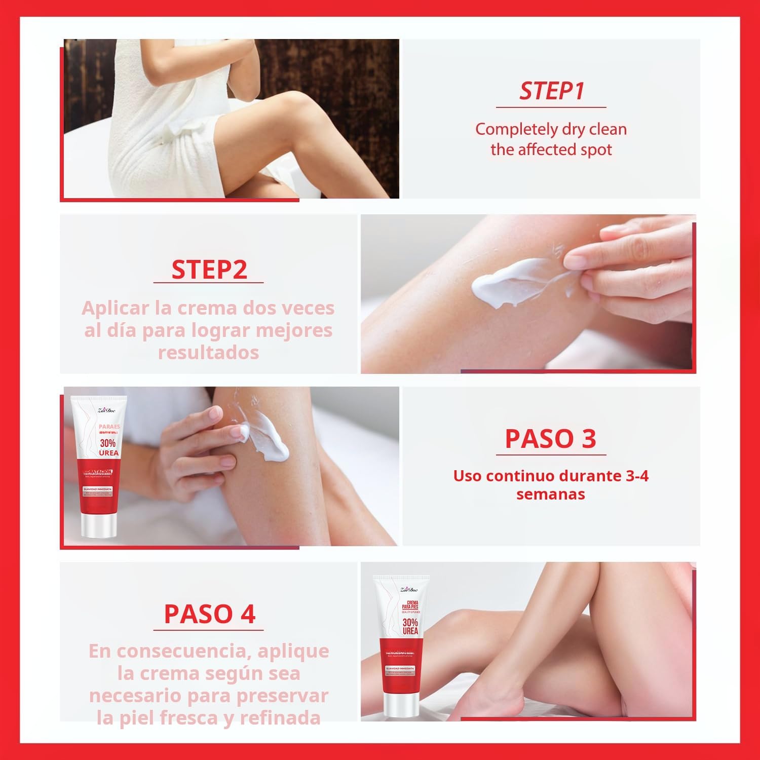 ZaiDoc 2/4 stuks Ureum Voetcrè - Urea Foot Cream recensie en prijs